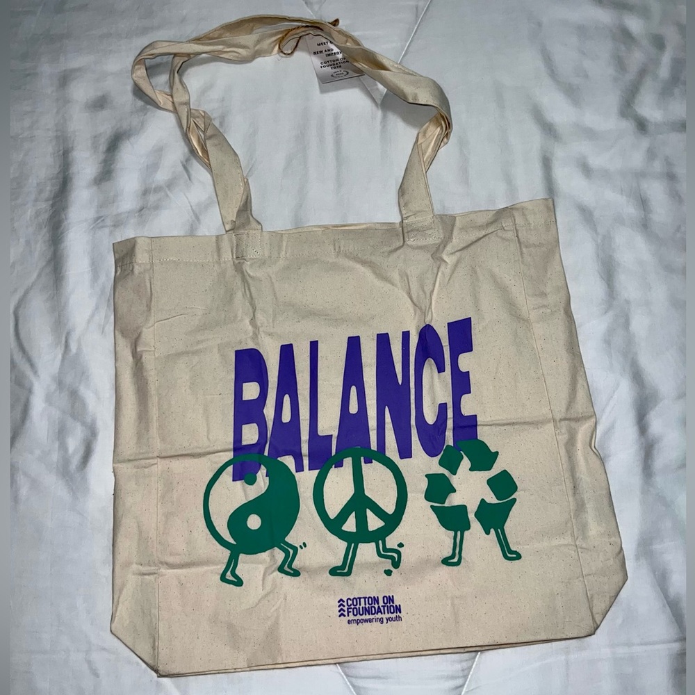 Cotton On Canvas Tote Bag